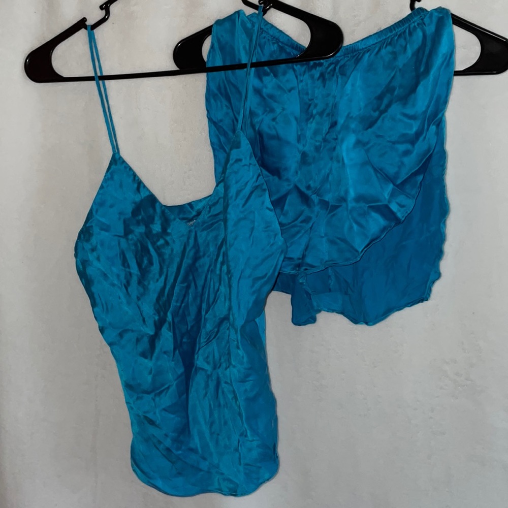 Magic silk short sleep set